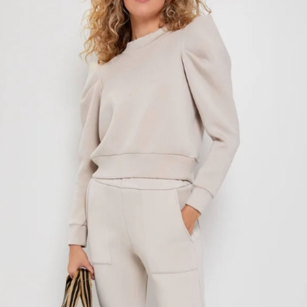 Hunter Bell Oatmeal Teddy Sweatshirt